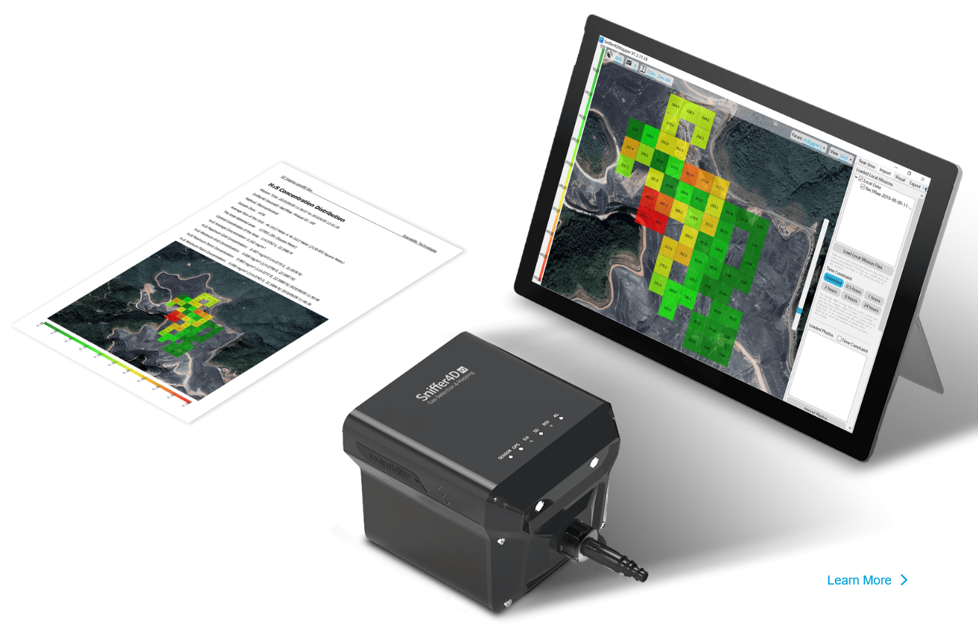 Soarability사 대기오염 모니터링 및 매핑 시스템