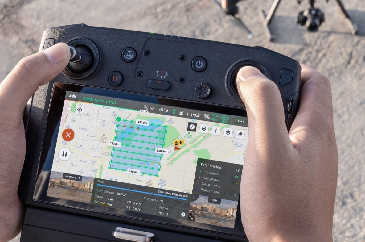 완성형 3D 매핑 카메라 Zenmuse P1