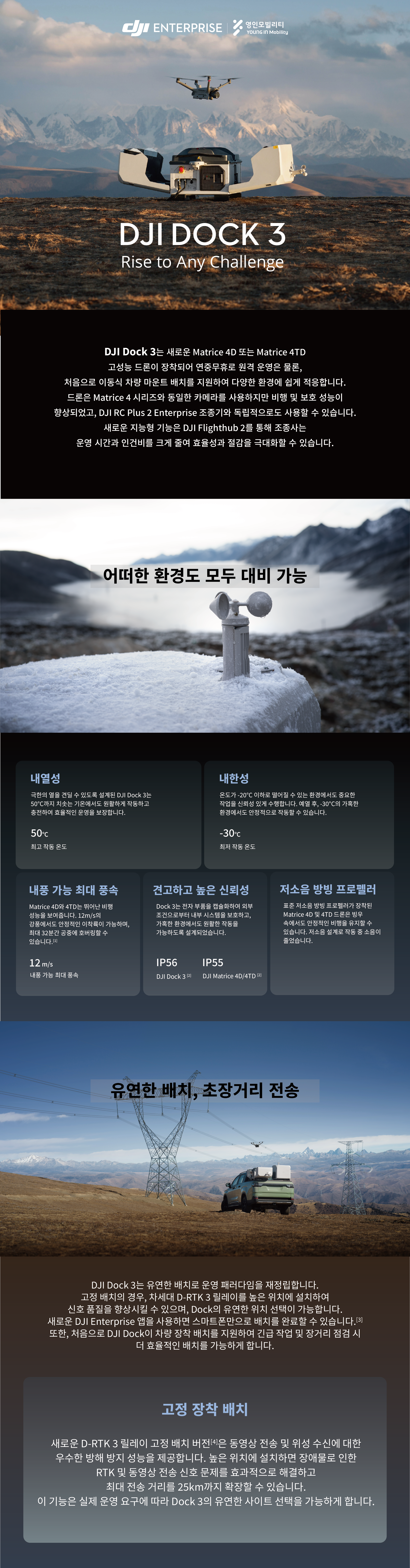 DJI 자동화 솔루션 DOCK3